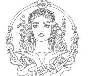 Coloriage La balance signe a&eacute;rien