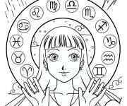 Coloriage Les signes de Zodiaque