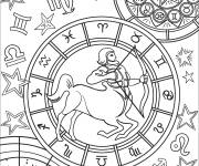 Coloriage Sagittaire
