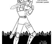 Coloriage Signe astrologique capricorne en gar&ccedil;on