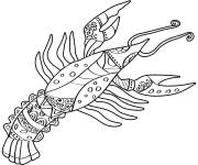 Coloriage Signe astrologique de Cancer