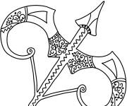 Coloriage Signe astrologique de Sagittaire en ligne
