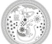 Coloriage Signe astrologique Souris