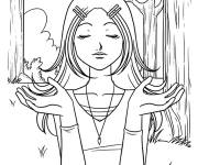 Coloriage Signe Balance de 23 Septembre au 23 Octobre