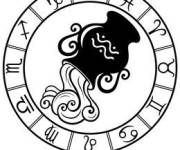 Coloriage Signe B&eacute;lier astrologique ps