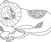 Coloriage Signes astrologiques du lion