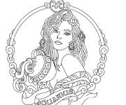 Coloriage Verseau dernier signe astrologique