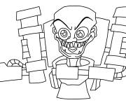 Coloriage Antagoniste Skibidi Toilet