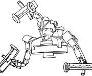 Coloriage Astro Toilet puissant