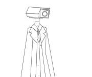 Coloriage et dessins gratuit Cameraman facile à imprimer