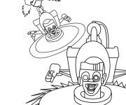Coloriage Chainsaw de Skibidi Toilet