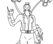 Coloriage Drillwoman Skibidi Toilet
