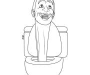 Coloriage Dr&ocirc;le de Skibidi Toilet cp