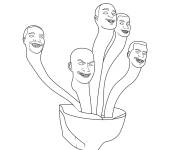 Coloriage Hydra Skibidi Toilet