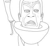 Coloriage Jeu Toilette Skibidi