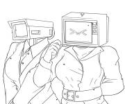 Coloriage Jolies filles Tv