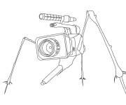 Coloriage Mini Cam&eacute;raman