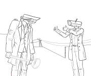 Coloriage Plungerman et Cameraman