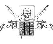 Coloriage Scientifique vol 3.0 de Skibidi Toilet