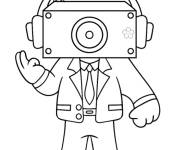 Coloriage Skibidi DJ