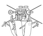 Coloriage Skibidi Drone