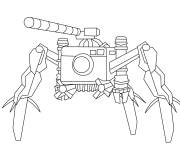 Coloriage Skibidi Toilet Camera Strider