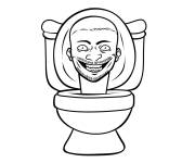 Coloriage Skibidi Toilet fun