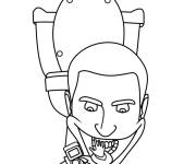 Coloriage Skibidi Toilet mange le cam&eacute;raman