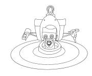 Coloriage Skibidi Toilet tron&ccedil;onneuse