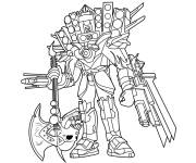 Coloriage Speakerman Titan