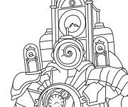 Coloriage Titan ClockMan de Skibidi Multiverse