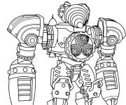 Coloriage Titan Drill Man 3.0