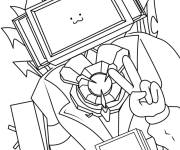 Coloriage Titan TV Man