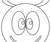 Coloriage et dessins gratuit Smiley Ange à imprimer