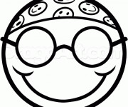 Coloriage Smiley MDR