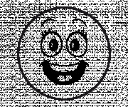 Coloriage Smiley rigolote