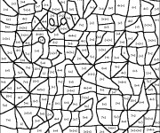 Coloriage Addition Difficile