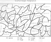 Coloriage et dessins gratuit Addition magique stylisé à imprimer