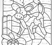 Coloriage Magique Addition simple en ligne