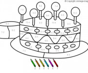 Coloriage et dessins gratuit Magique Soustraction jusqu'à Dix à imprimer