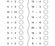 Coloriage Soustraction et Addition