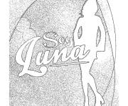 Coloriage Affiche de Soy Luna stylisé