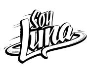 Coloriage Logo de Soy Luna