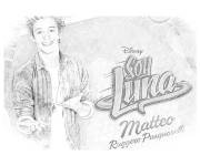 Coloriage Mattero de Soy Luna