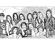 Coloriage Personnages de Soy Luna