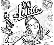 Coloriage Poster de Soy Luna de Disney