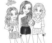 Coloriage Soy Luna de dessin animé