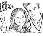 Coloriage et dessins gratuit Soy Luna pour adolescents à imprimer