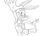 Coloriage Bugs Bunny de Space Jam 2 de Disney