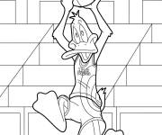 Coloriage Daffy Duck en Tune Squad Space Jam 2021